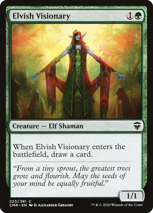 Elvish Visionary (CMR) #223 [EN/N]