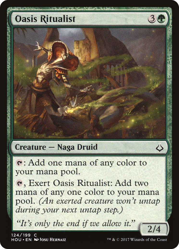 Oasis Ritualist (HOU) #124 [EN/N]