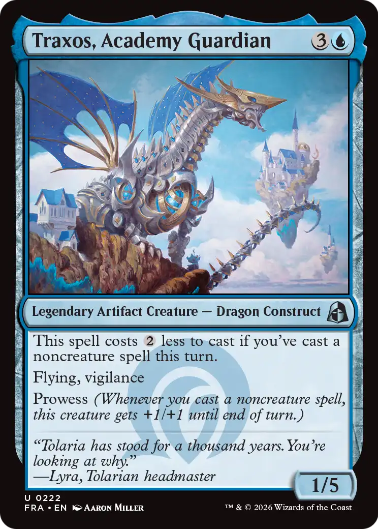 Traxos, Academy Guardian (FRA) #222 [EN/N]