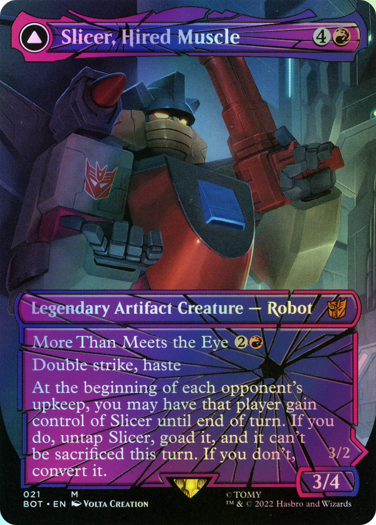 Slicer, Hired Muscle // Slicer, High-Speed Antagonist (BOT) #21 [EN/F] s/o