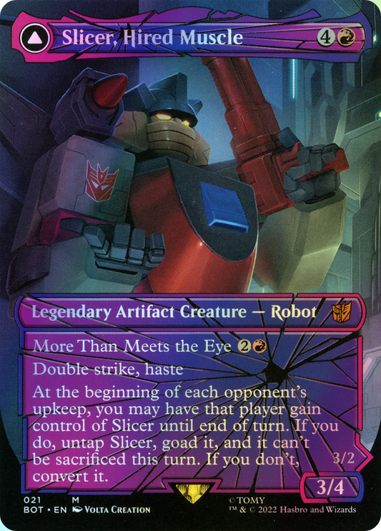 Slicer, Hired Muscle // Slicer, High-Speed Antagonist (BOT) #21 [EN/F] s/o