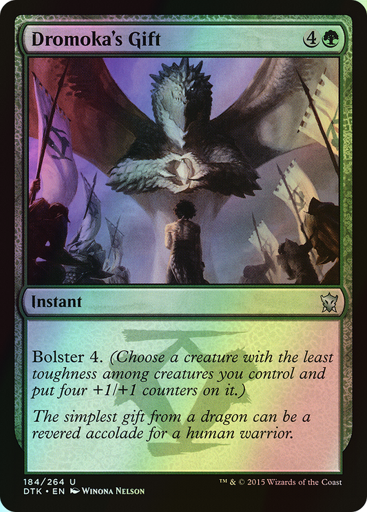 Dromoka's Gift (DTK) #184 [EN/F]