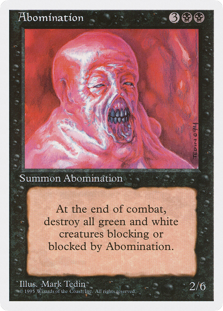 Abomination (4ED) #117 [EN/N]