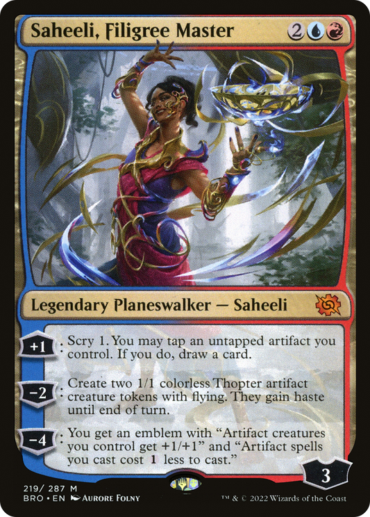 Saheeli, Filigree Master (BRO) #219 [EN/N]