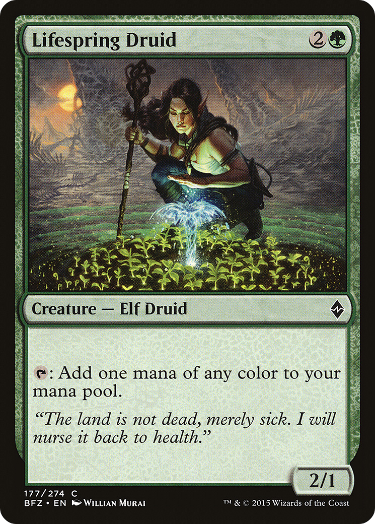 Lifespring Druid (BFZ) #177 [EN/N] s/o