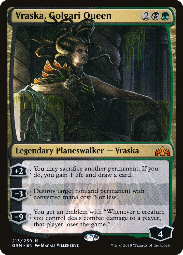 Vraska, Golgari Queen (GRN) #213 [EN/N]