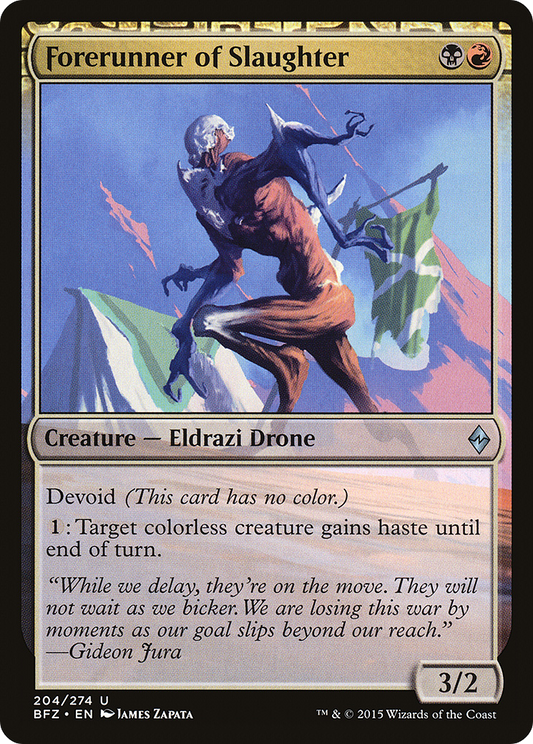 Forerunner of Slaughter (BFZ) #204 [EN/N] s/o