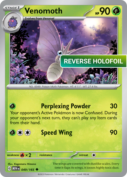 Venomoth (MEW) #049 [EN/R] s/o