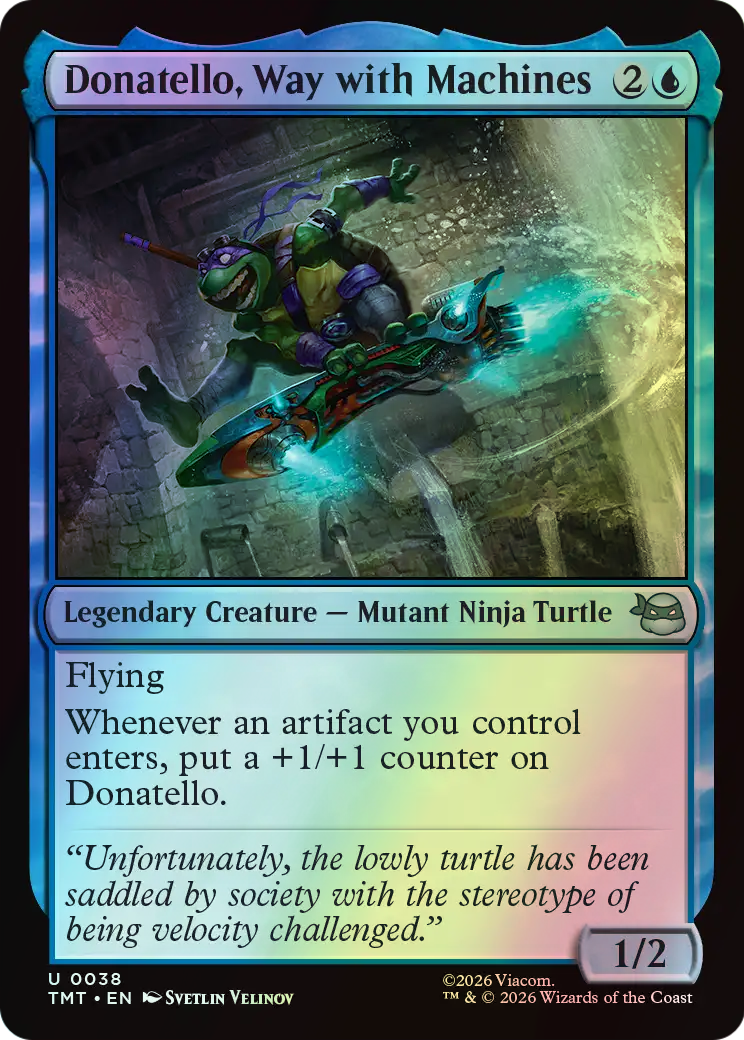 Donatello, Way with Machines (TMT) #38 [EN/F] s/o