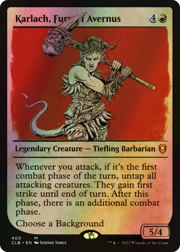 Karlach, Fury of Avernus (CLB) #400 [EN/F] s/o