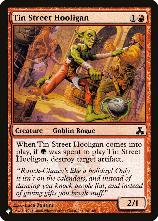 Tin Street Hooligan (PLST) #GPT-78 [EN/N]