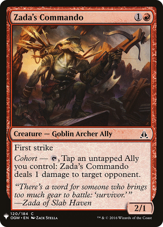 Zada's Commando (PLST) #OGW-120 [EN/N]