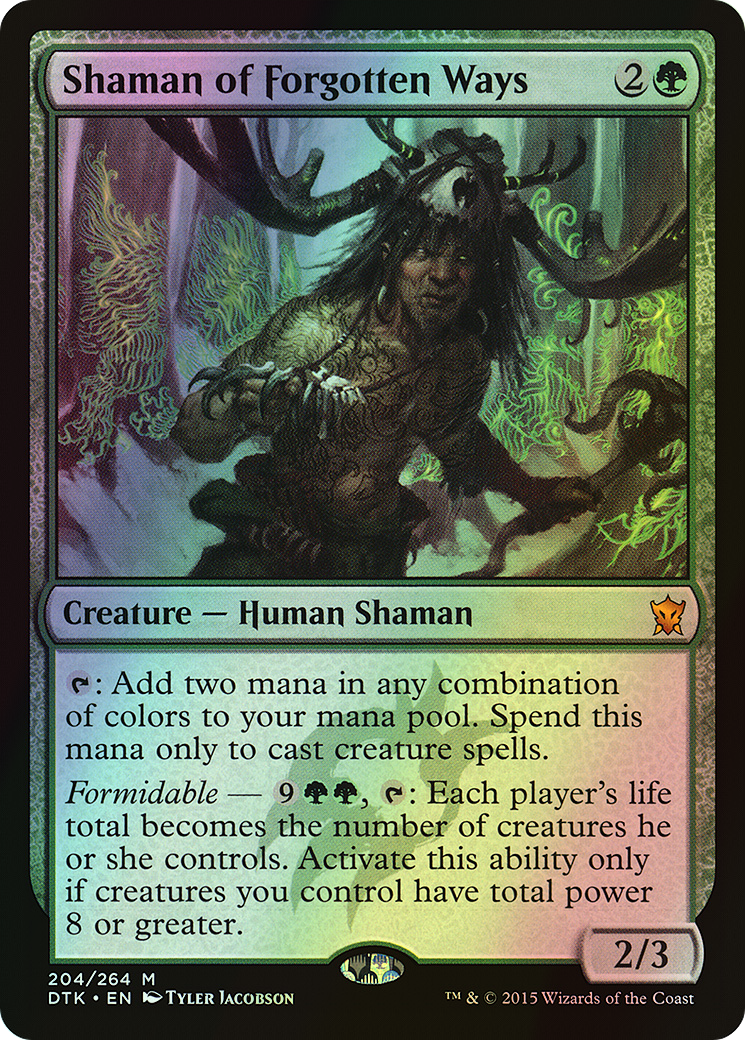 Shaman of Forgotten Ways (DTK) #204 [EN/F]