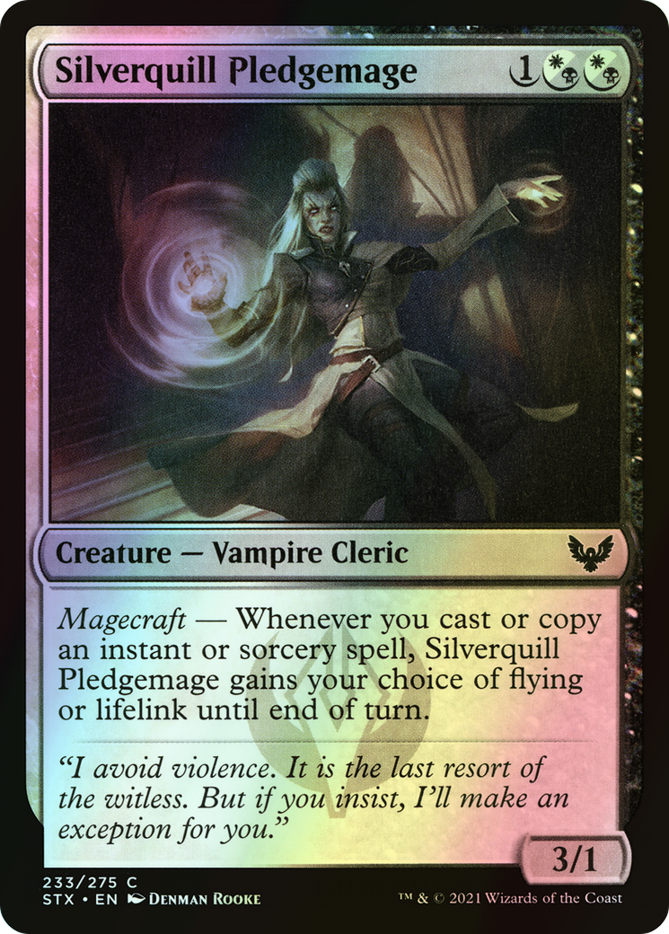 Silverquill Pledgemage (STX) #233 [EN/F]
