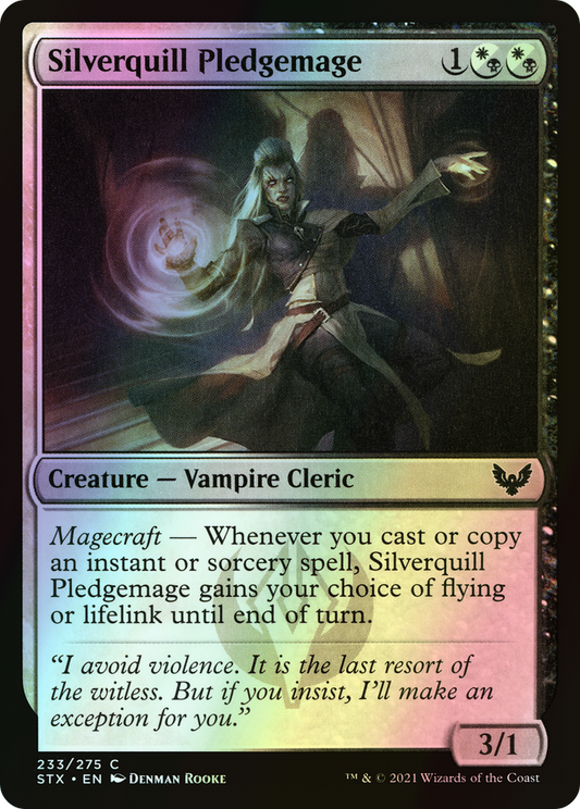 Silverquill Pledgemage (STX) #233 [EN/F]