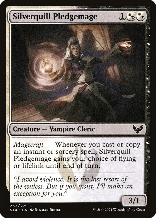 Silverquill Pledgemage (STX) #233 [EN/N]