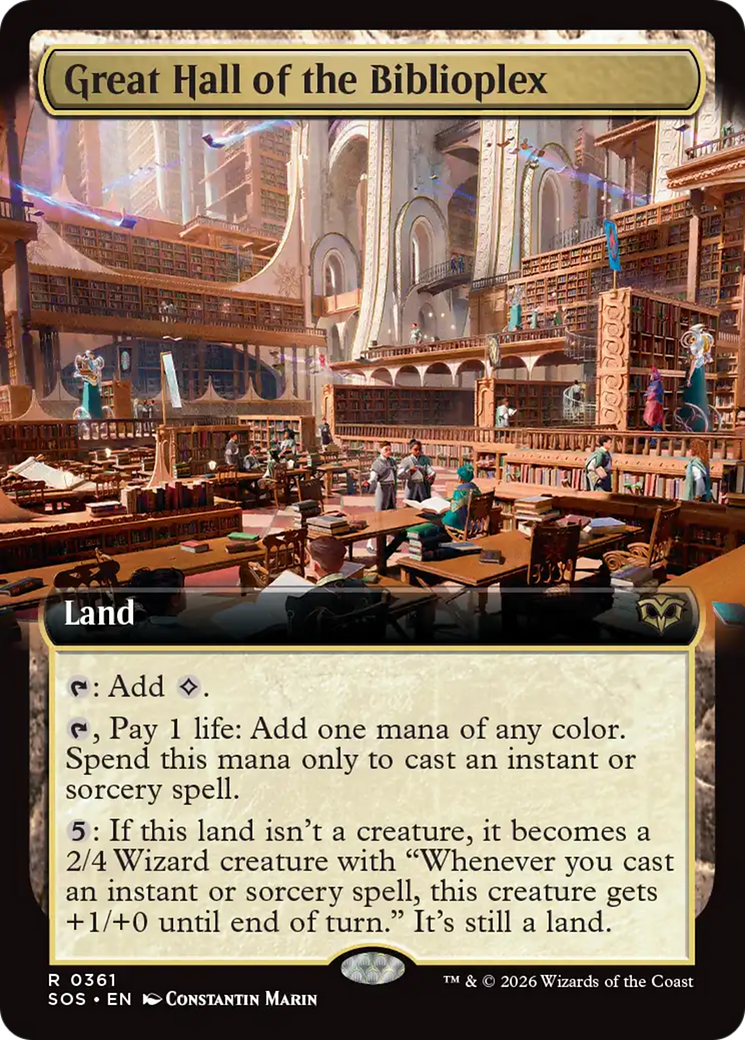 Great Hall of the Biblioplex (SOS) #361 [EN/N]