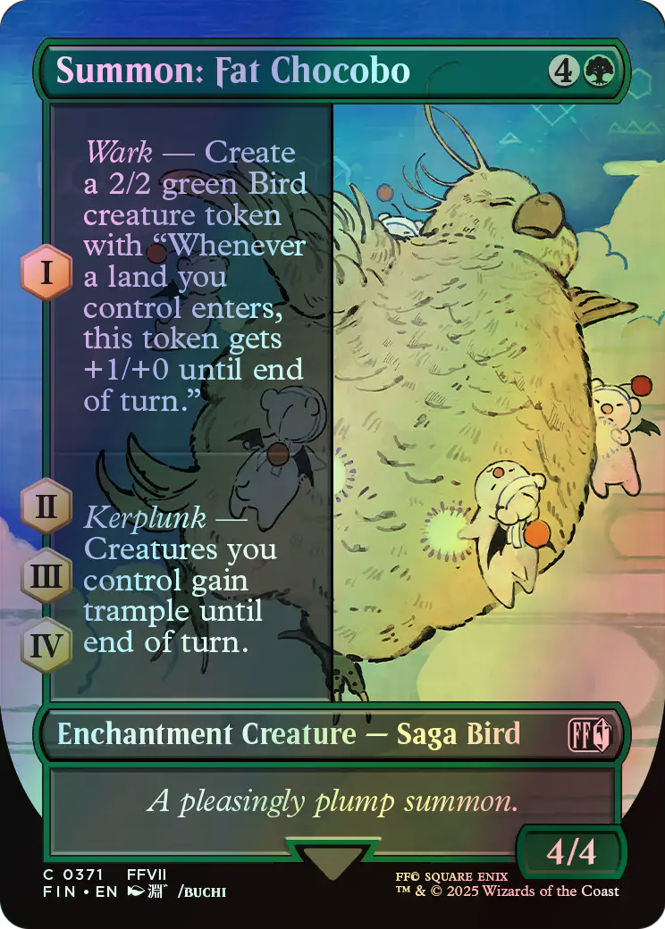 Summon: Fat Chocobo (FIN) #371 [EN/F] s/o