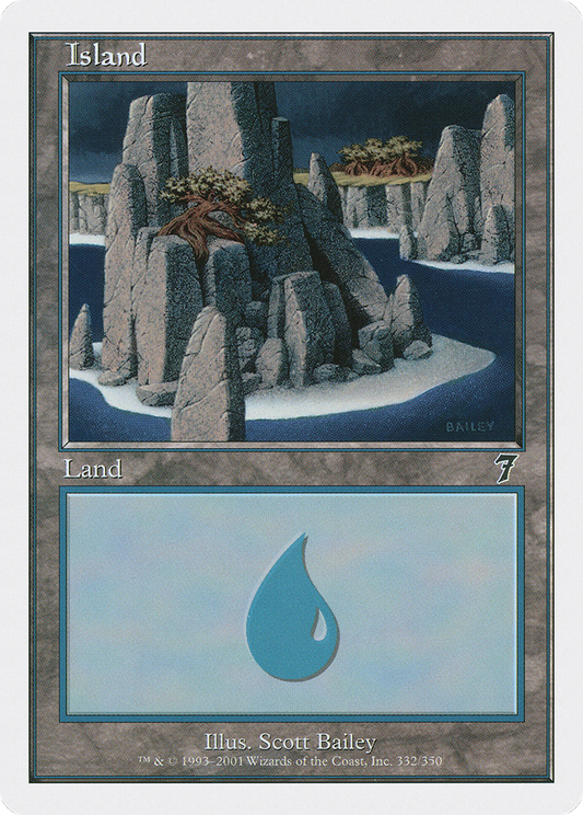 Island (7ED) #332 [EN/N]