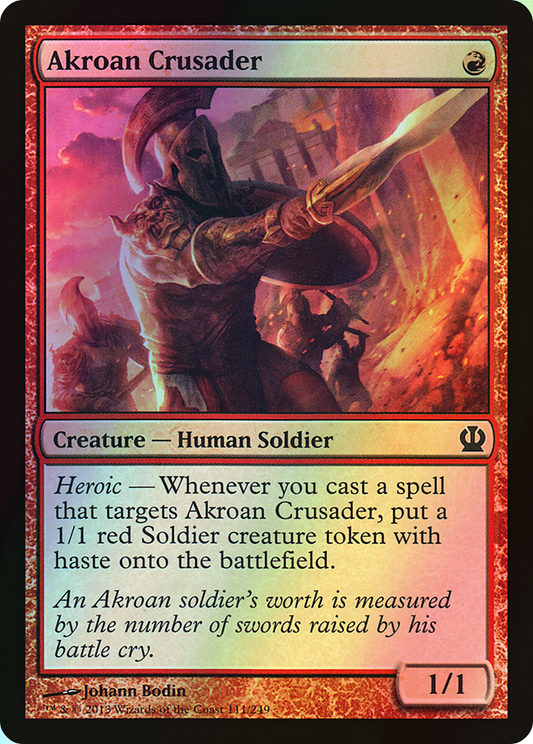 Akroan Crusader (THS) #111 [EN/F]