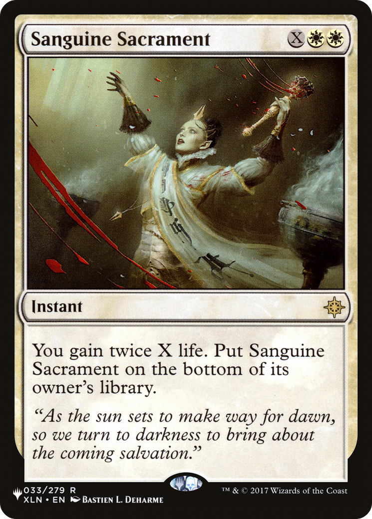 Sanguine Sacrament (PLST) #XLN-33 [EN/N]