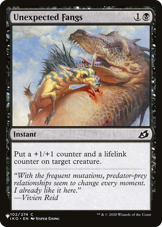 Unexpected Fangs (PLST) #IKO-102 [EN/N] s/o