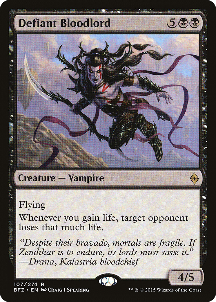 Defiant Bloodlord (BFZ) #107 [EN/N]