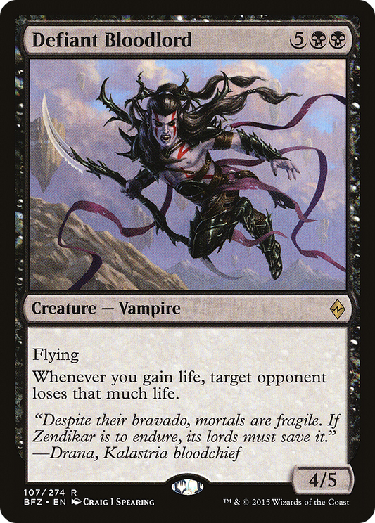 Defiant Bloodlord (BFZ) #107 [EN/N]