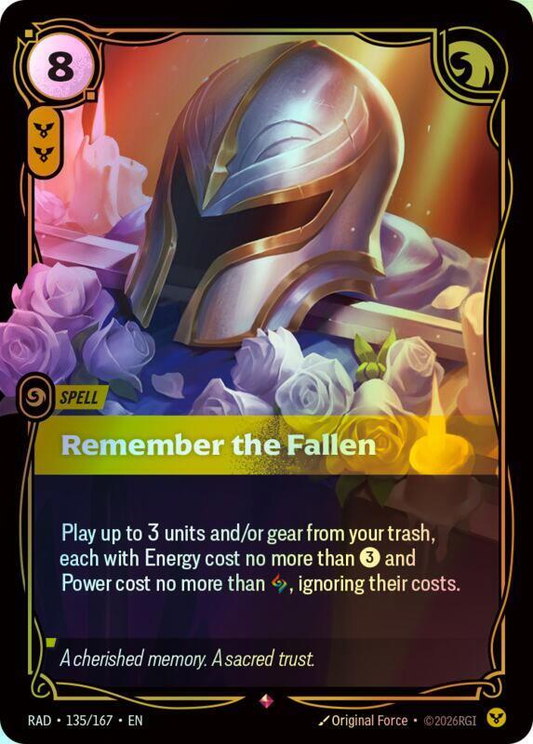 Remember the Fallen (RAD) #135 [EN/F]