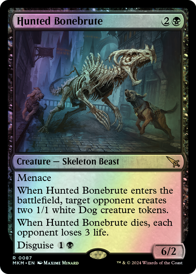 Hunted Bonebrute (MKM) #87 [EN/F]