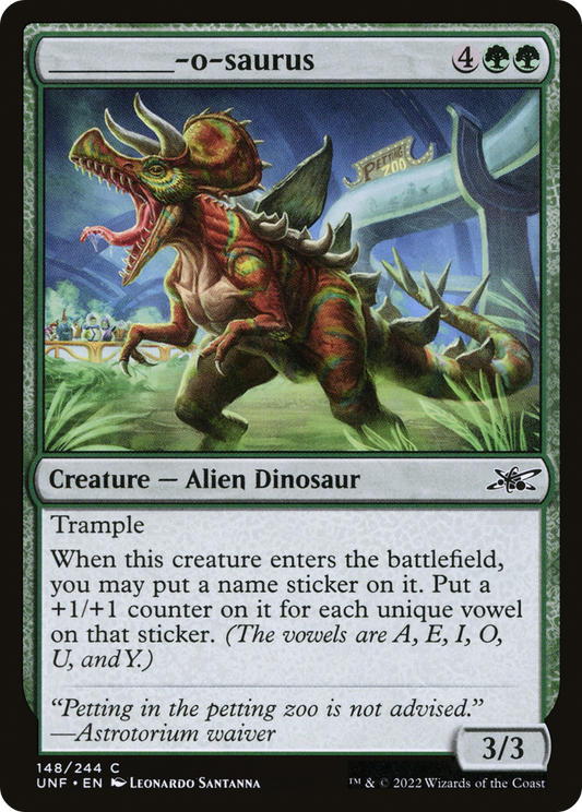 _____-o-saurus (UNF) #148 [EN/N] s/o