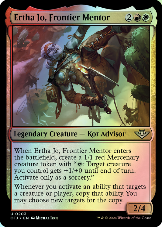 Ertha Jo, Frontier Mentor (OTJ) #203 [EN/F]