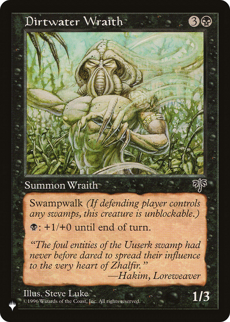 Dirtwater Wraith (PLST) #MIR-117 [EN/N]