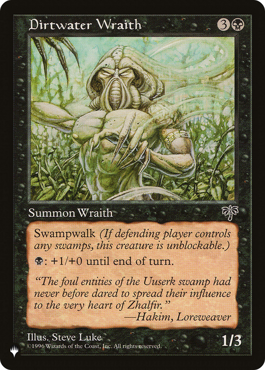Dirtwater Wraith (PLST) #MIR-117 [EN/N]
