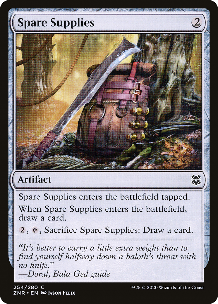 Spare Supplies (ZNR) #254 [EN/N]