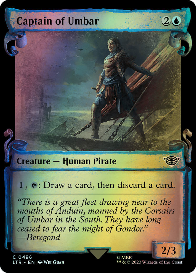 Captain of Umbar - Silver Foil (LTR) #496 [EN/F] s/o