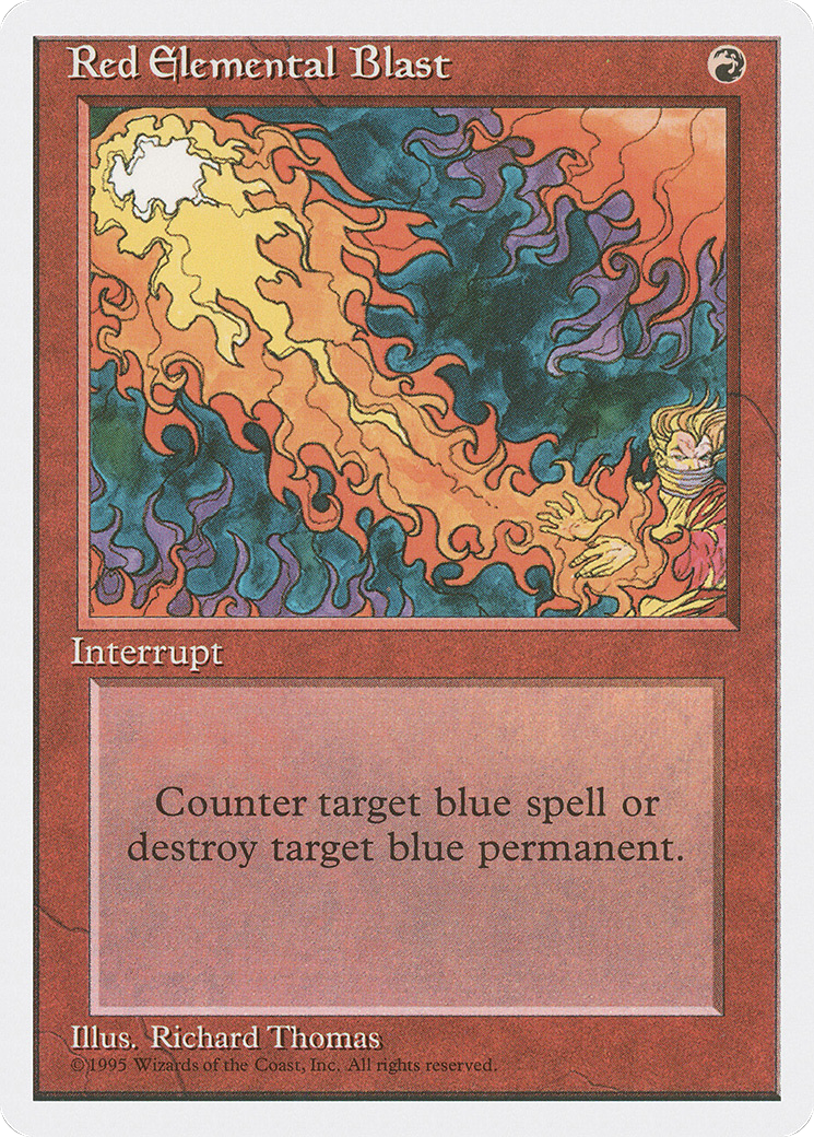Red Elemental Blast (4ED) #218 [EN/N]