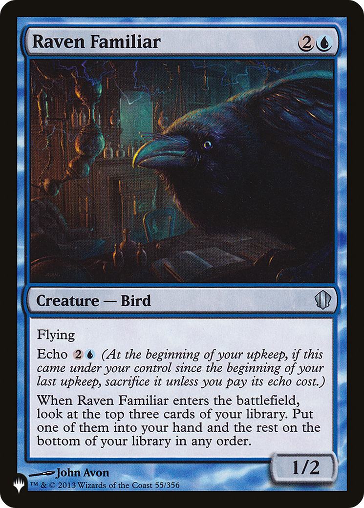 Raven Familiar (PLST) #C13-55 [EN/N]