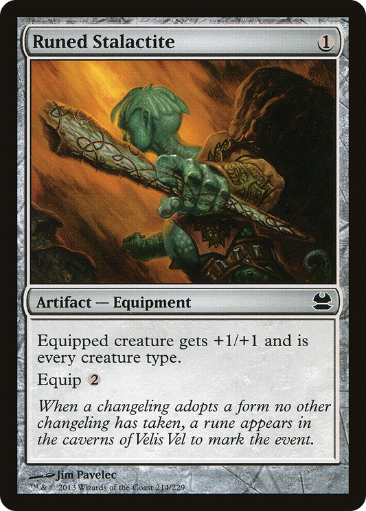 Runed Stalactite (MMA) #214 [EN/N] s/o
