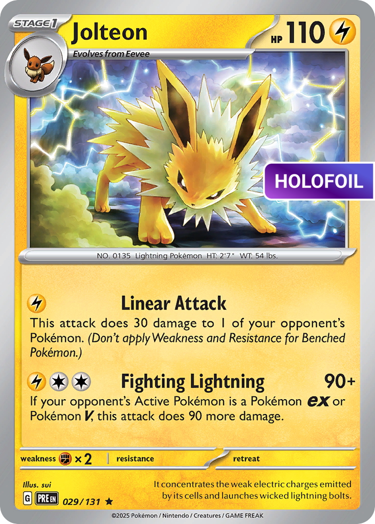 Jolteon (PRE) #029_V1 [EN/H] s/o