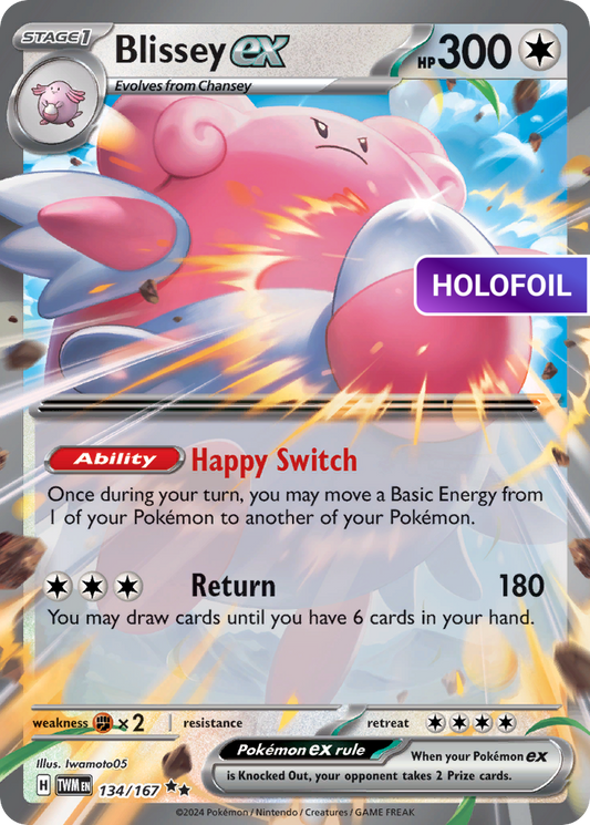 Blissey ex - 134/167 (TWM) #134 [EN/H]