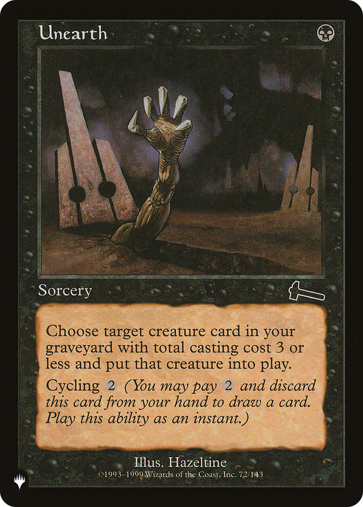 Unearth (PLST) #ULG-72 [EN/N]