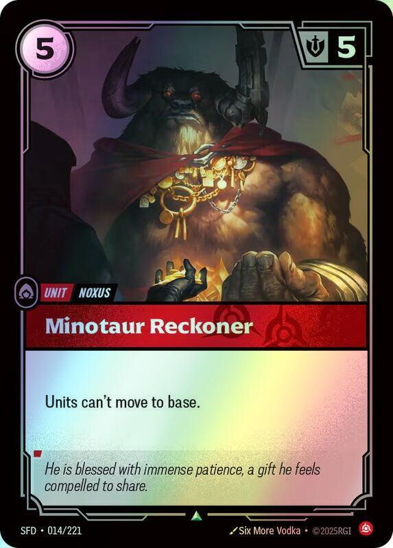 Minotaur Reckoner (SFD) #014 [EN/F]