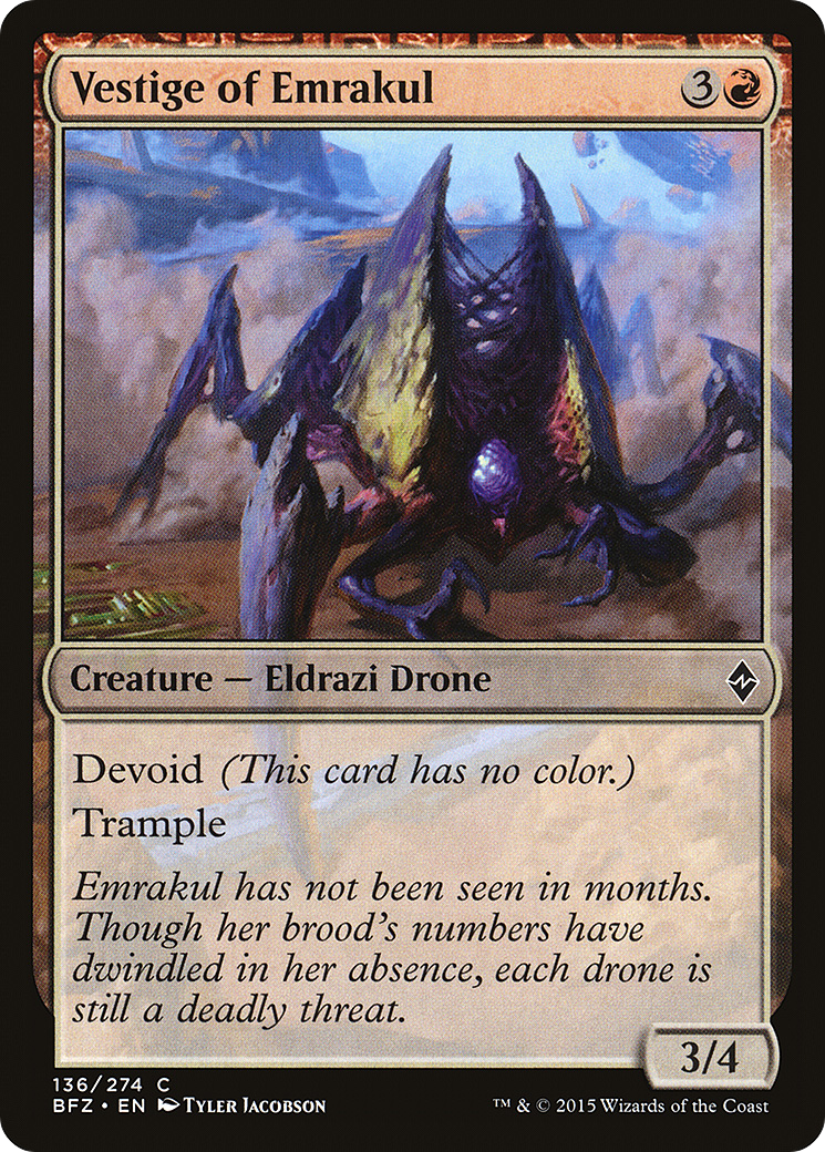 Vestige of Emrakul (BFZ) #136 [EN/N]