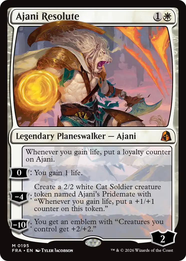 Ajani Resolute (FRA) #195 [EN/N]