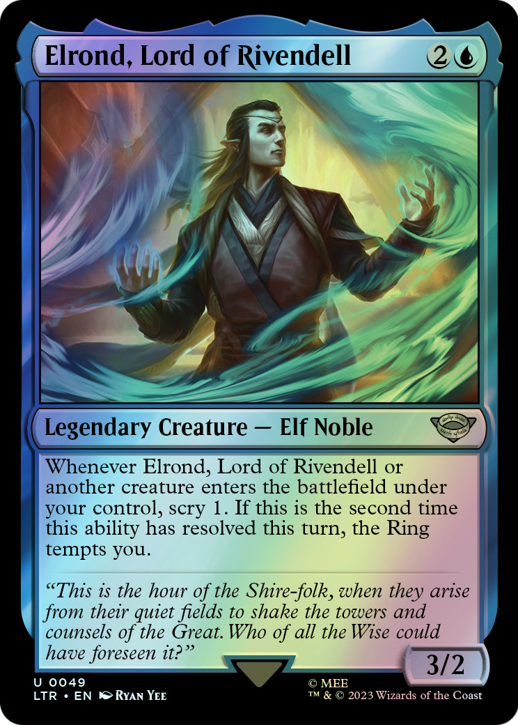 Elrond, Lord of Rivendell (LTR) #49 [EN/F]