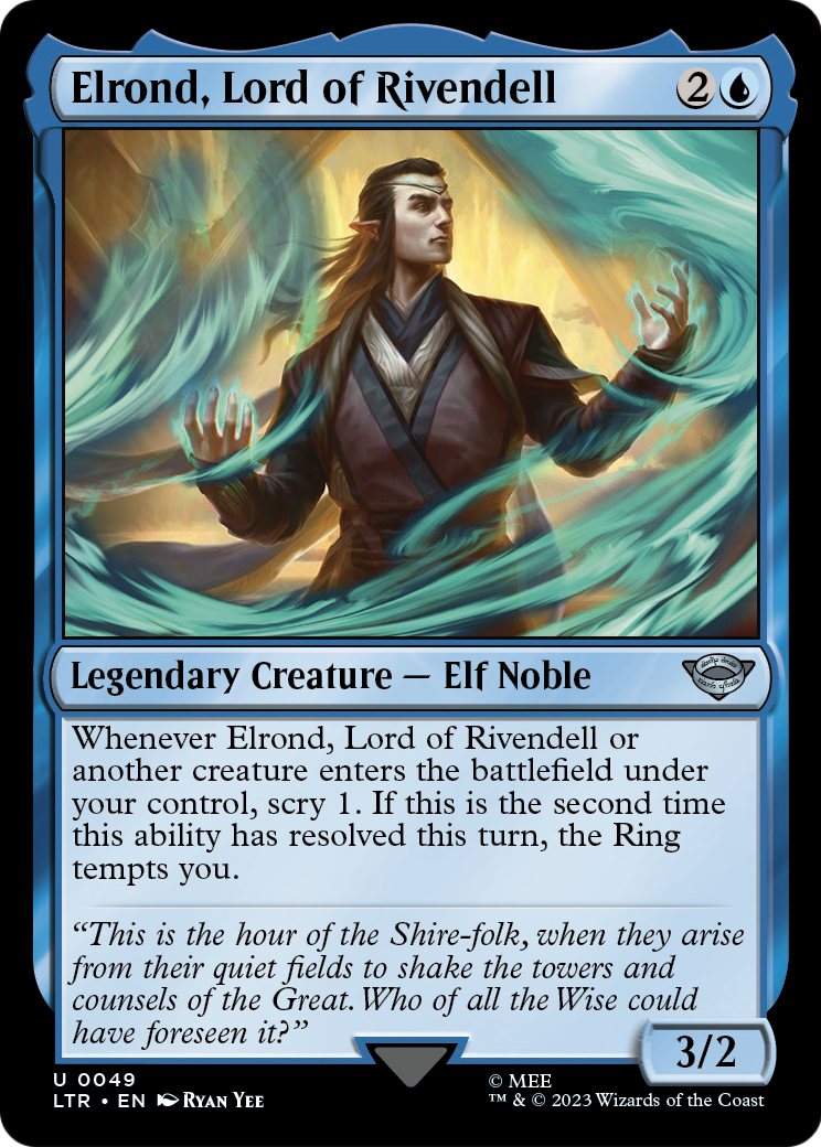 Elrond, Lord of Rivendell (LTR) #49 [EN/N]