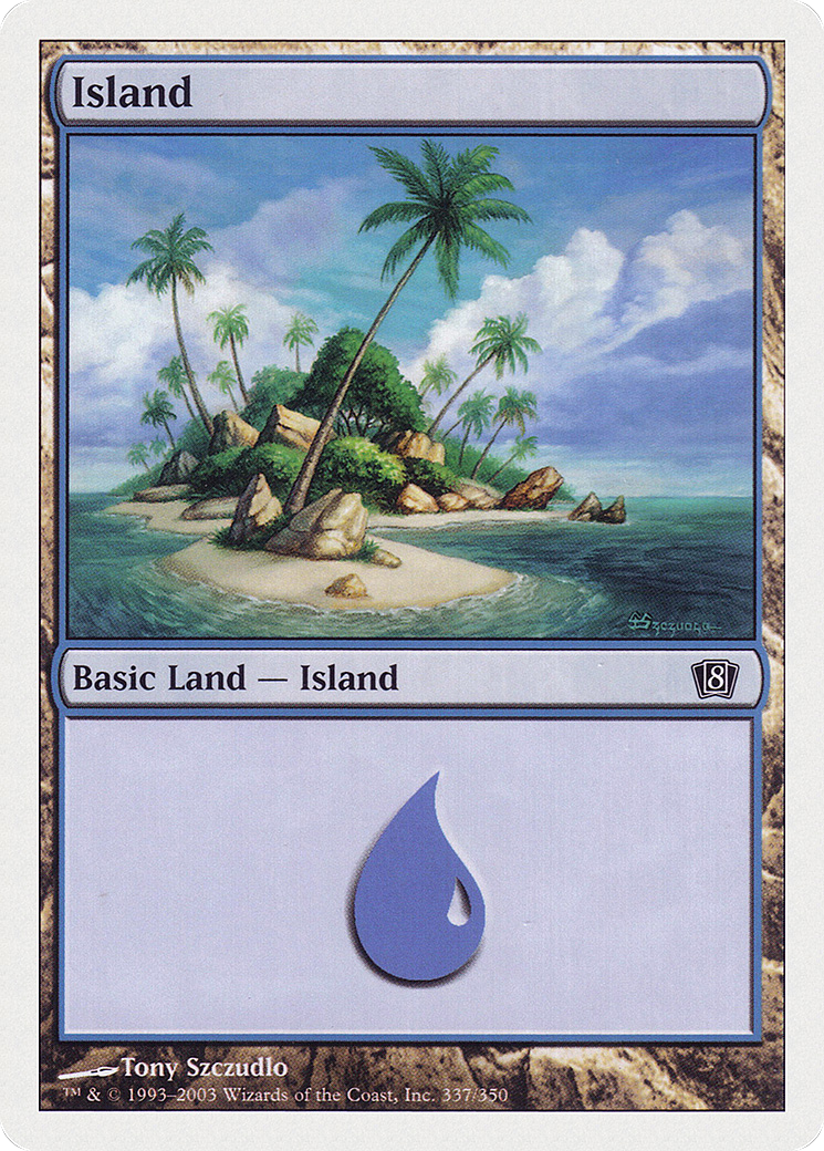 Island (8ED) #337 [EN/N]