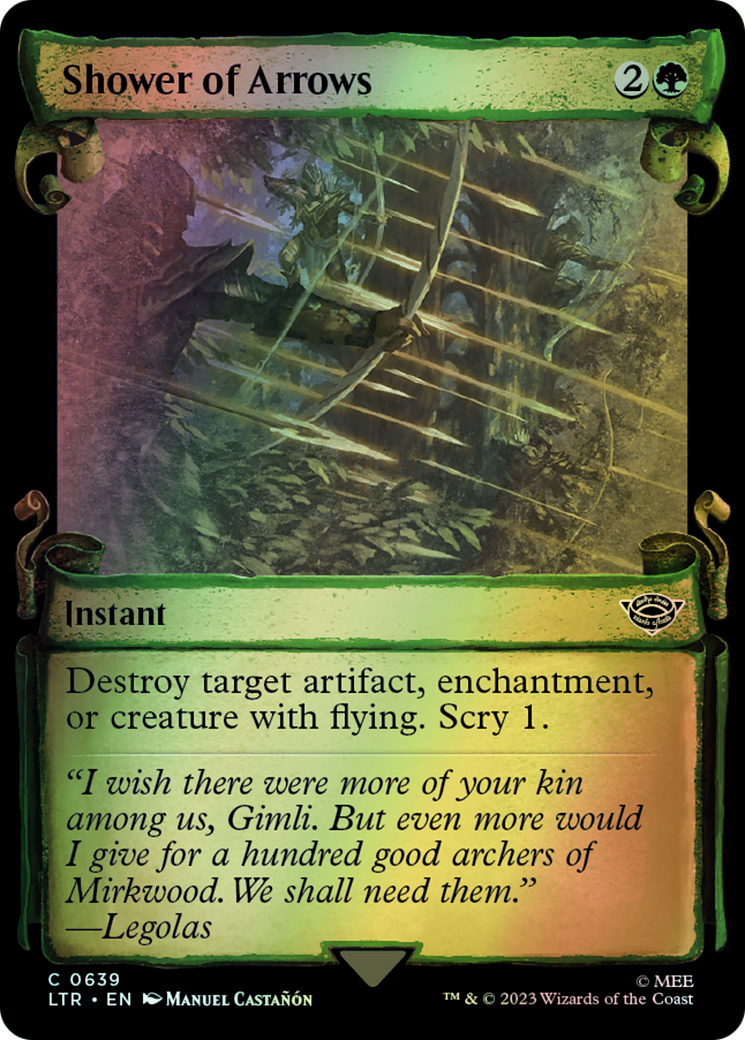 Shower of Arrows - Silver Foil (LTR) #639 [EN/F]