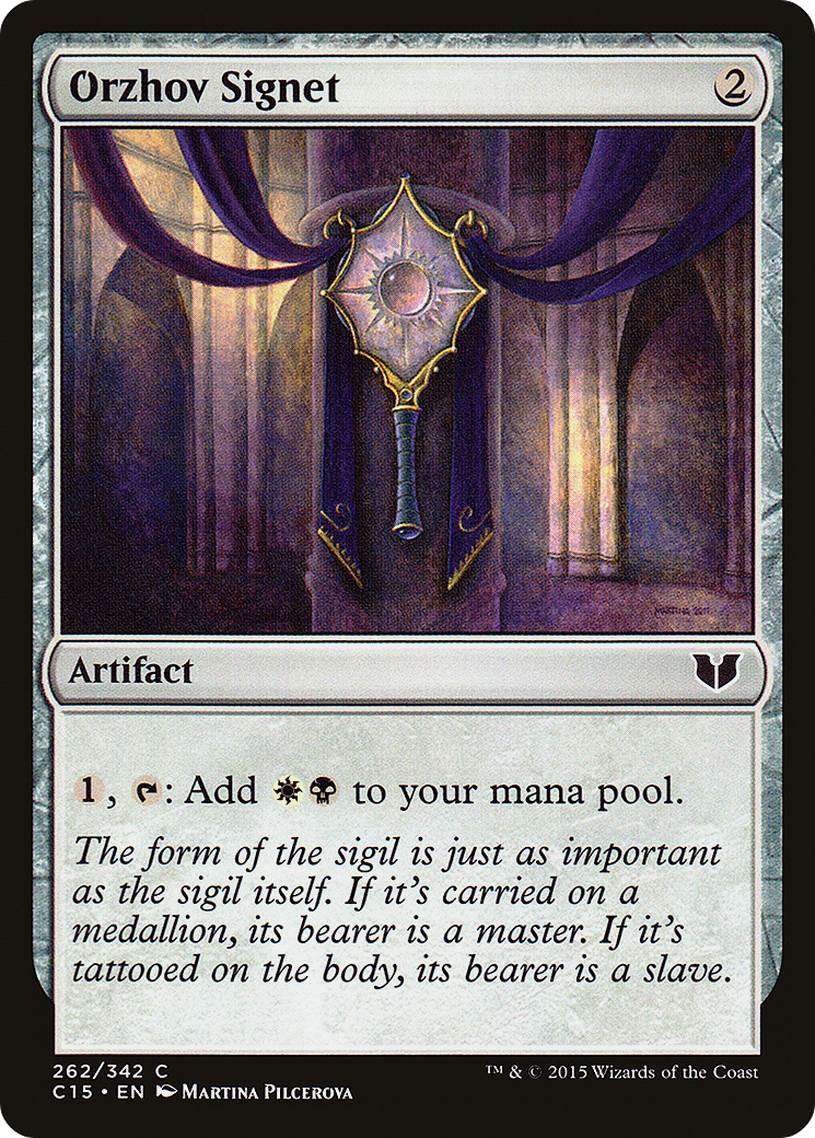 Orzhov Signet (C15) #262 [EN/N]